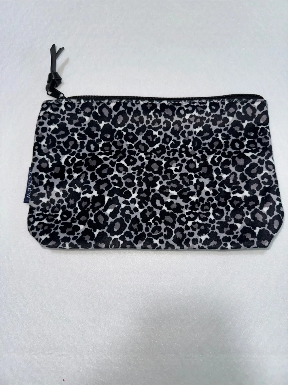J.Crew Leopard Print Cosmetic Makeup Bag‎ Travel Pouch