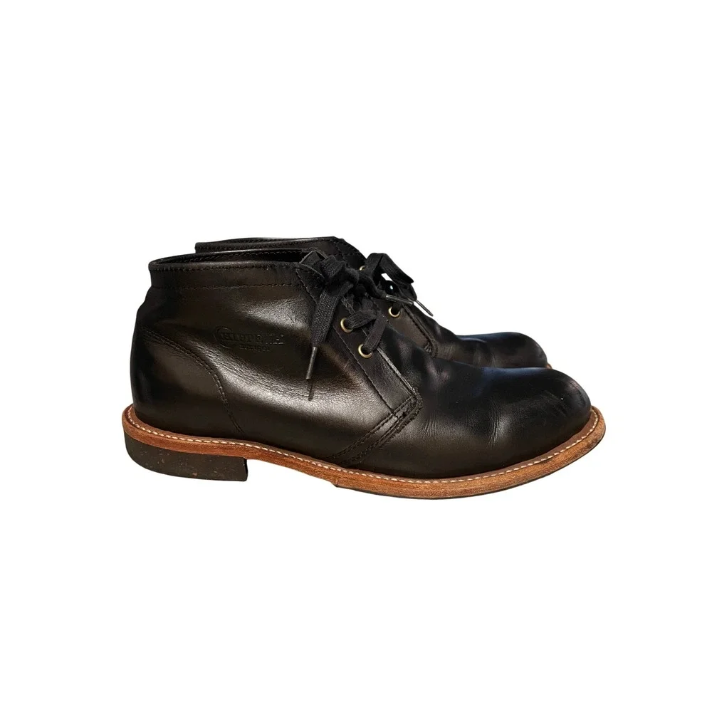Chippewa Originals 1901G55 Black Leather Chukka Dress Boots Mens 10.5 D USA