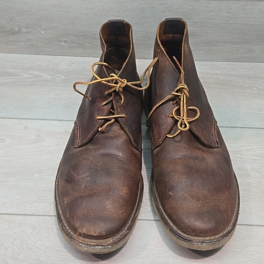 Red Wing Men 3322 Weekender Shoes Brown Lace Up Leather Chukka Boots Sz 13D