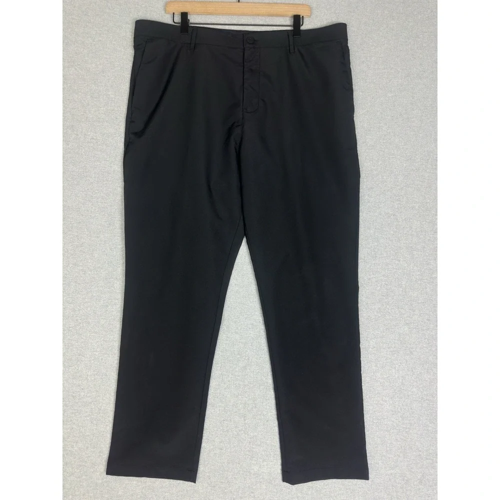 Banana Republic Performance Pants Mens Size 40 Black Tech Travel Golf Commute‎