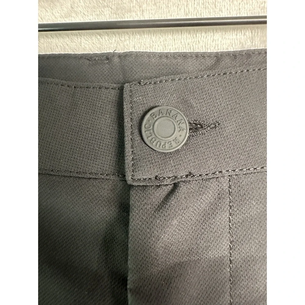 Banana Republic Performance Pants Mens Size 40 Black Tech Travel Golf Commute‎