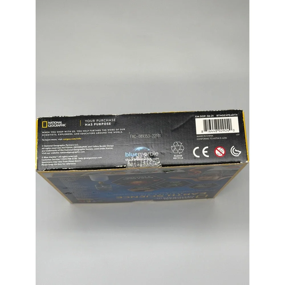 National Geographic Earth‎ Science Activity Kit STEM Grow Crystal Erupt Volcano