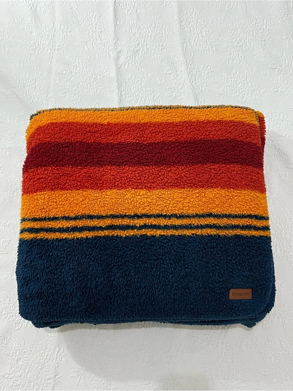 Pendleton Sherpa Fleece Blanket Queen Size