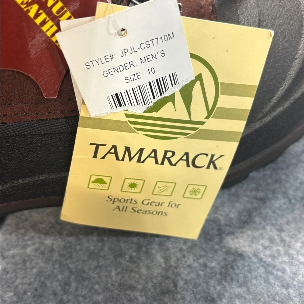 Tamarack thermolite leather lace up insulated  Black and Brown  Boots size 10
