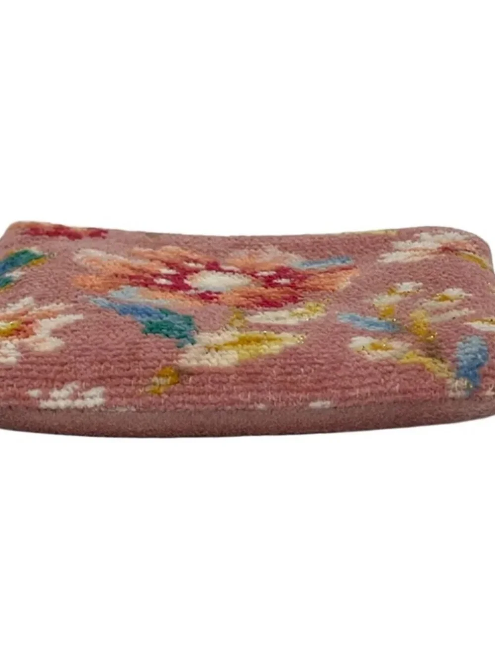 FEILER Pink Orange Multi Pile Pouch