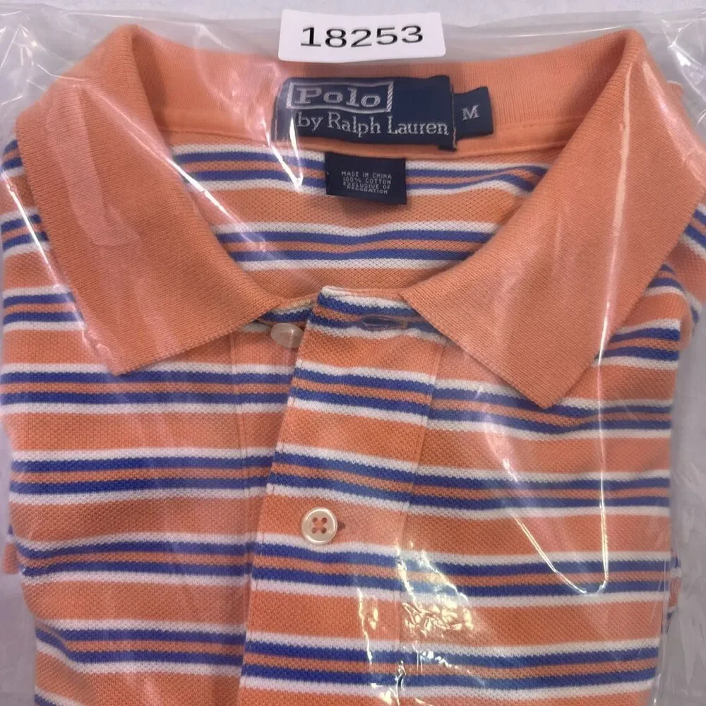 Polo Ralph Lauren Classic Fit Mesh Pony Logo Polo Shirt Large