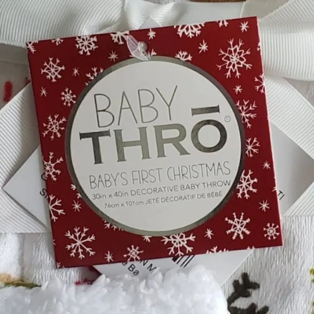 Thro Micromink Christmas Baby Throw Blanket, 30