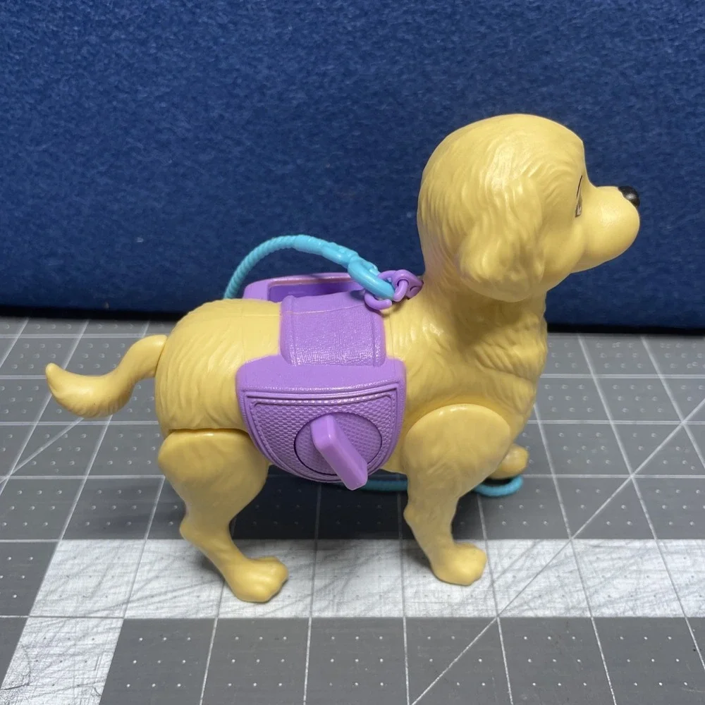 Mattel Barbie Wind Up Walk & Potty Pup Golden Retriever Dog Toy Incomplete Works