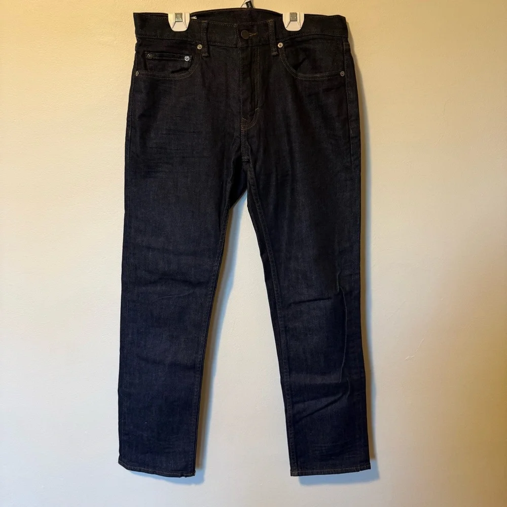 Banana Republic Men's Slim Straight Dark Blue Jeans Size 30x30 EUC