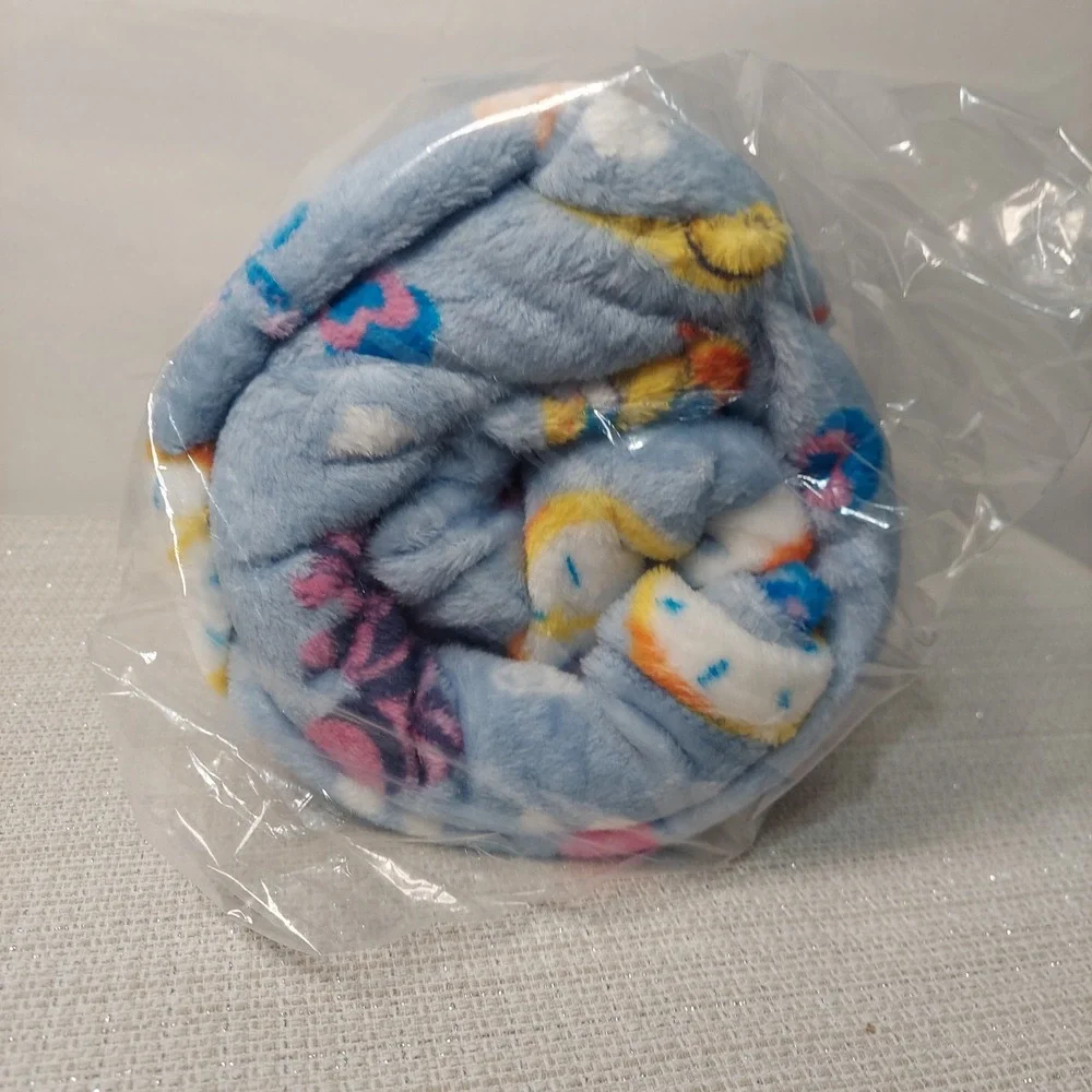 Disney Alice in Wonderland The Big One‎ Plush Throw Blanket Blue Oversized 5x6ft