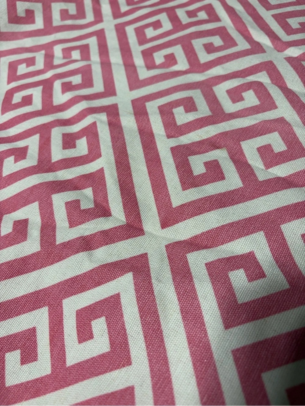 NWOT Threshold pink geo drapery panel 100