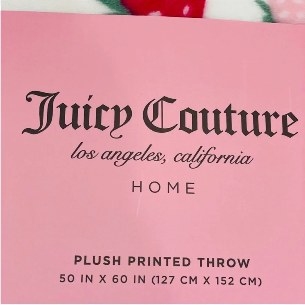 Juicy Couture plush printed