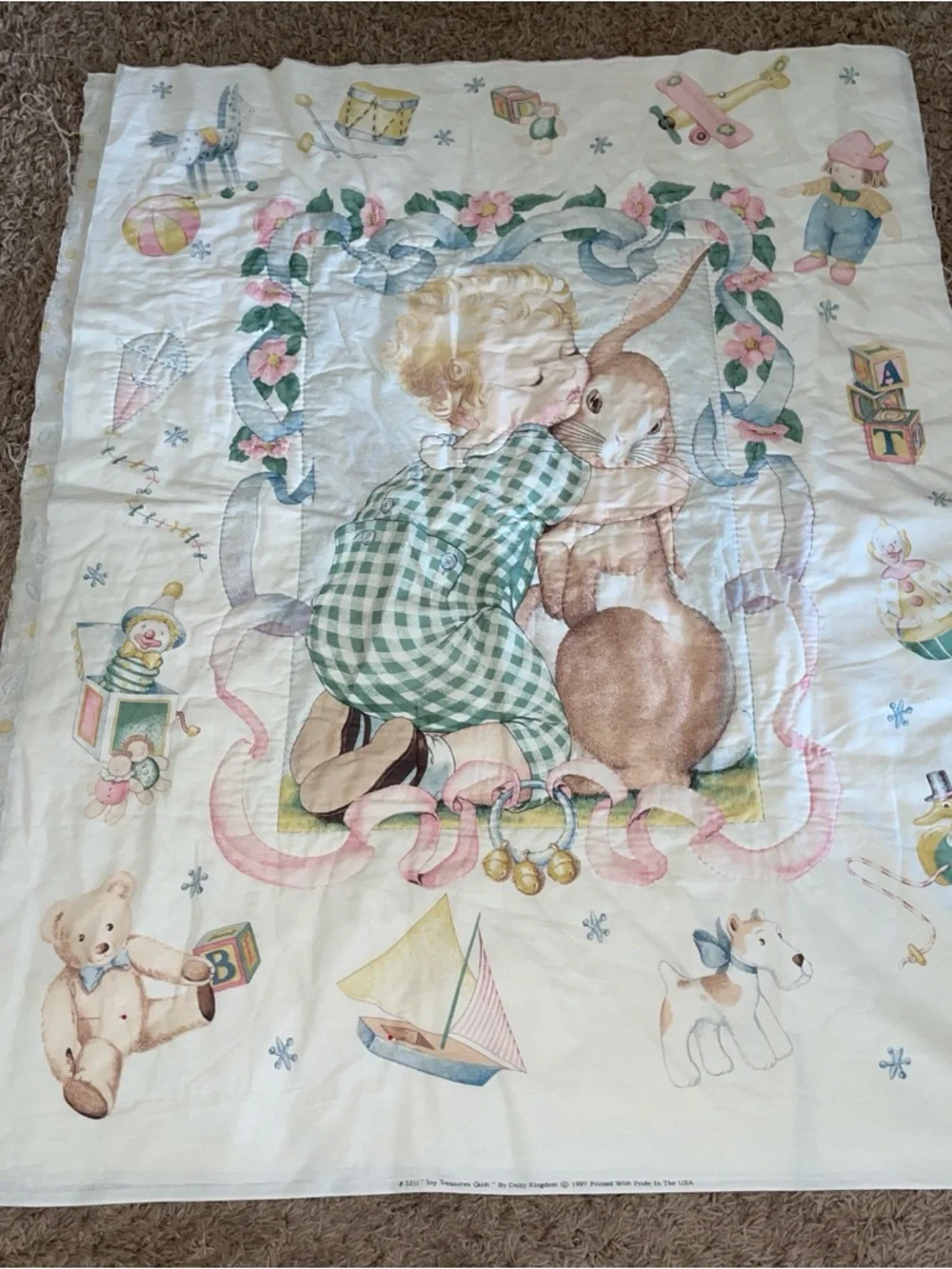 1997‎ Toy Treasures Quilt -unfinished by Daisy Kingdom