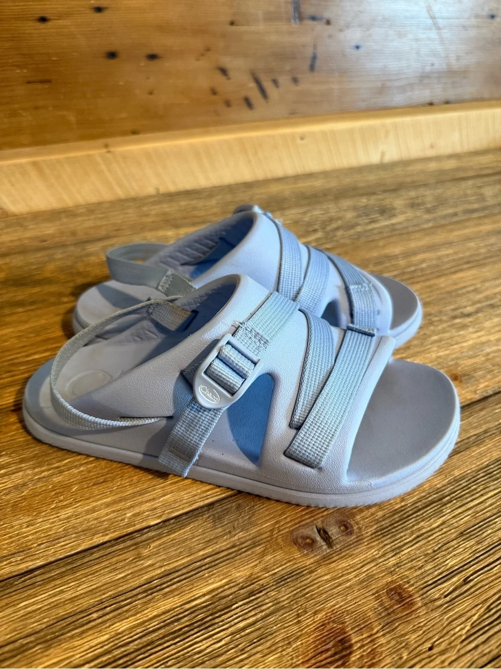 Chacos Light Blue Kids' Adjustable Strap Sandals