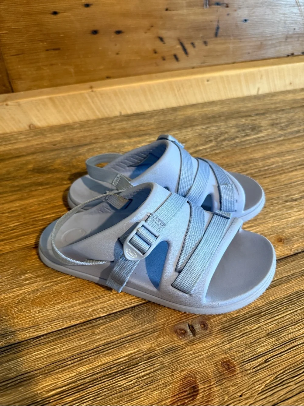 Chacos Light Blue Kids' Adjustable Strap Sandals