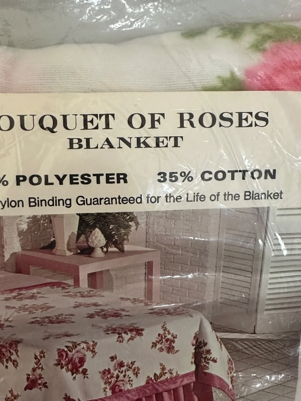 NEW Vintage Bibb Blanket 66