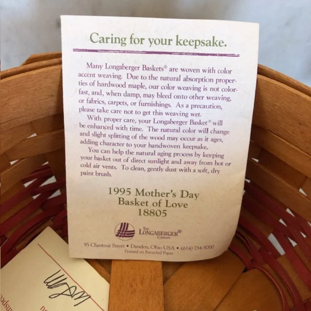 Longaberger 1995 mother