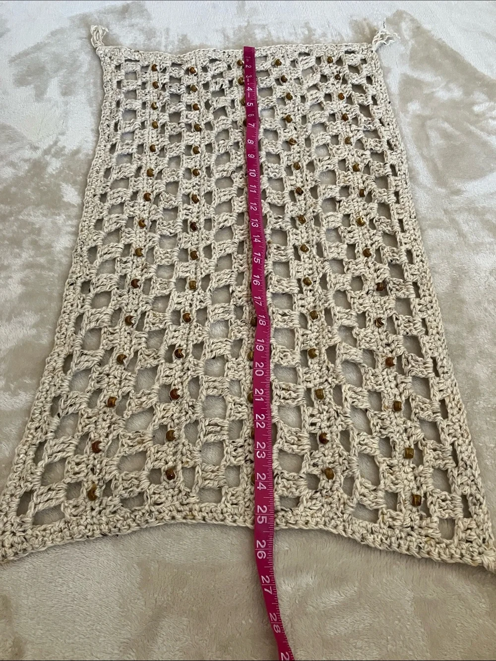 Small Sensory Lap Blanket Handmade Fidget Comfort Crochet for Dementia ADHD