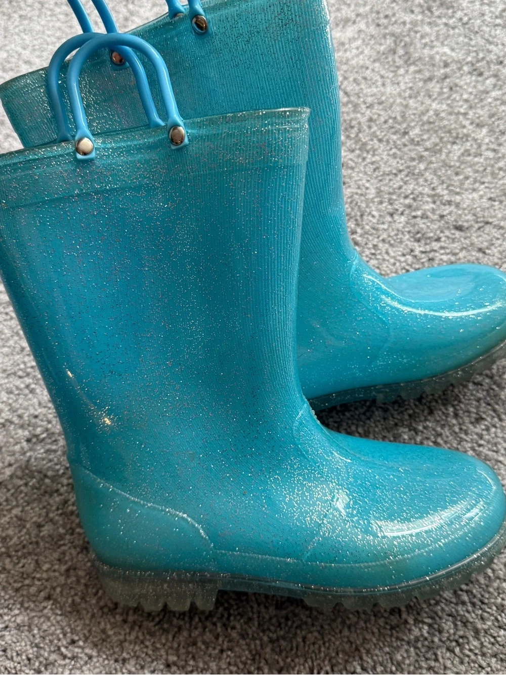 Kids Sparkle Rain Boots