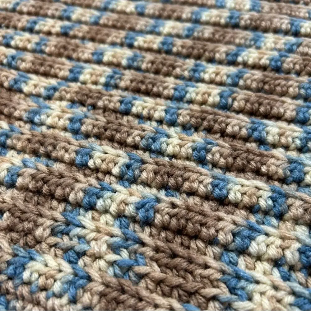 Handmade cream blues