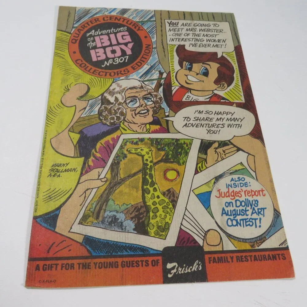Big Boy 1982 Frischs Comic Book no 307 Adventures of the Big Boy Graphic Novel