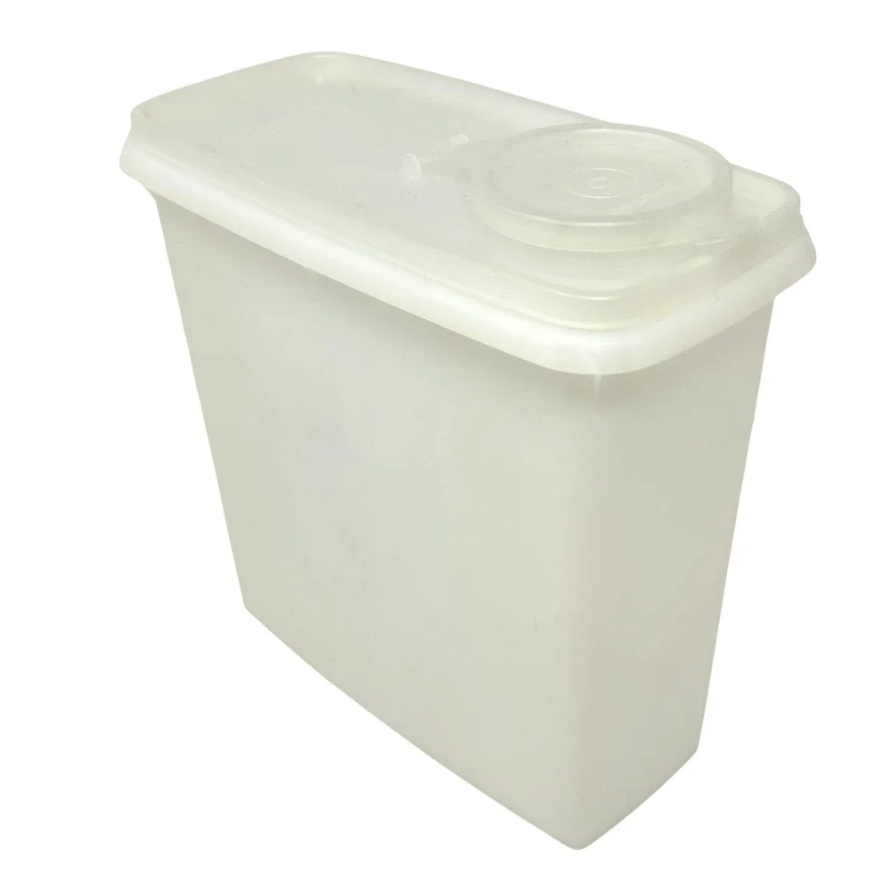 Tupperware Cereal Keeper Store-N-Pour Food Storage Container Flip Top Snap Lid