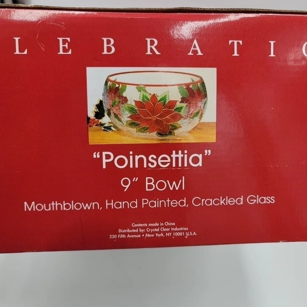 Celebration pointsettia mouthbkown