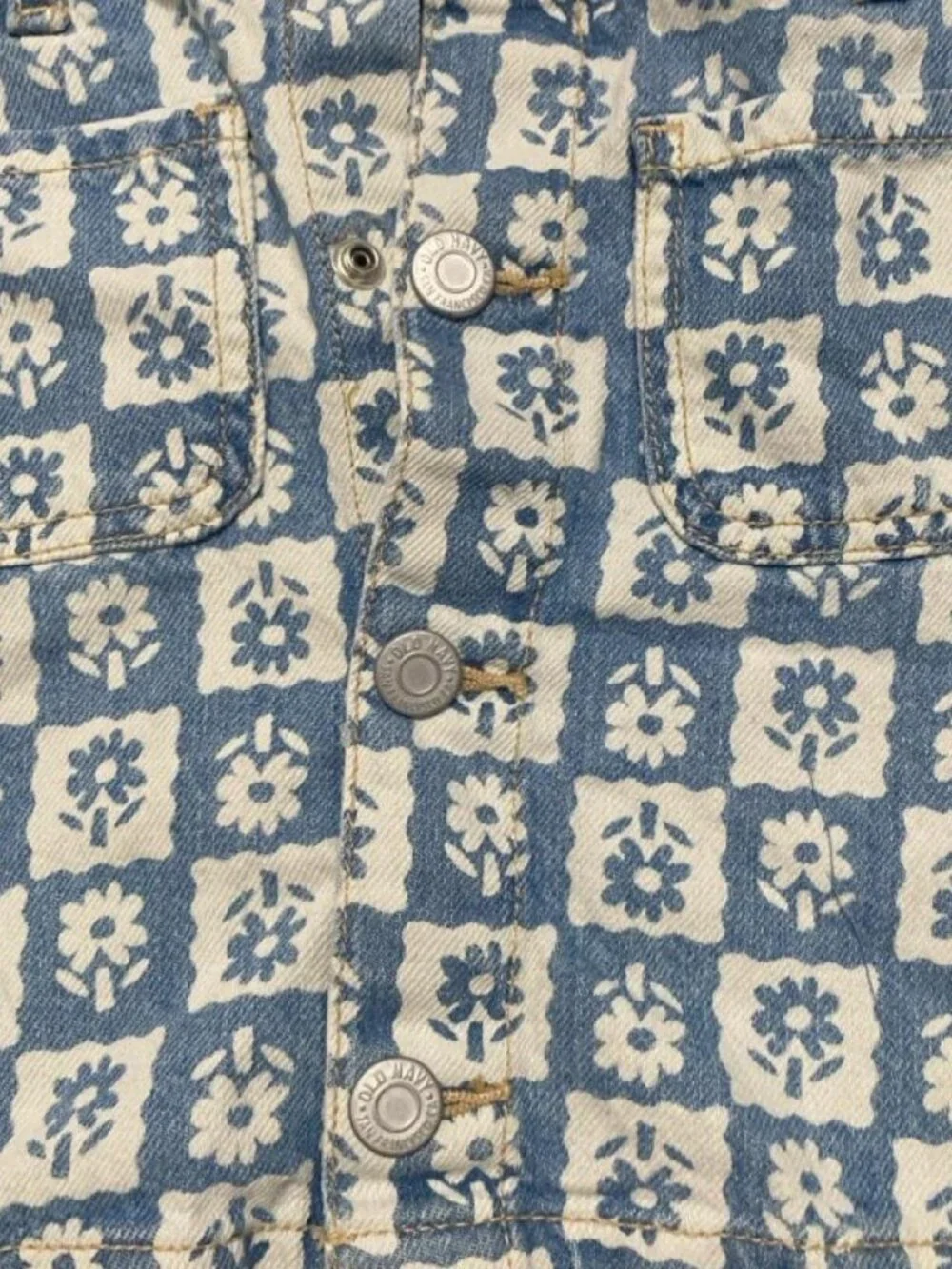Old Navy floral front blue