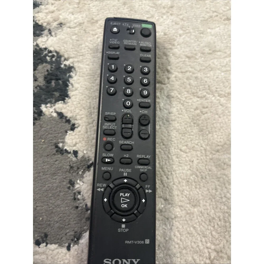 OEM Sony RMT-V306 Remote Control VCR VHS