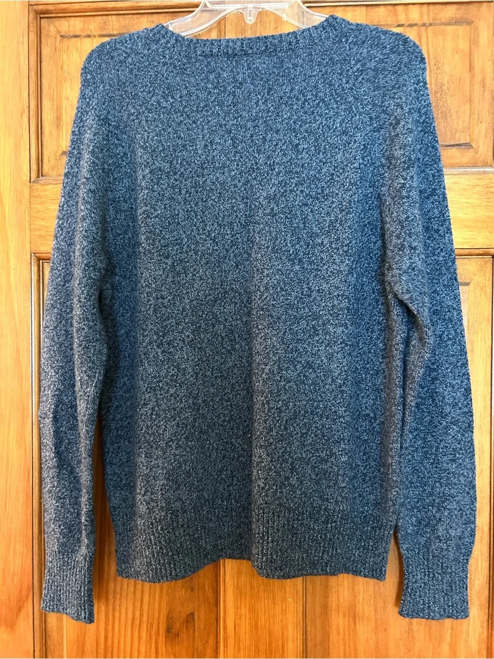 J. Crew Men’s Dark Heather Blue Crewneck Sweater
