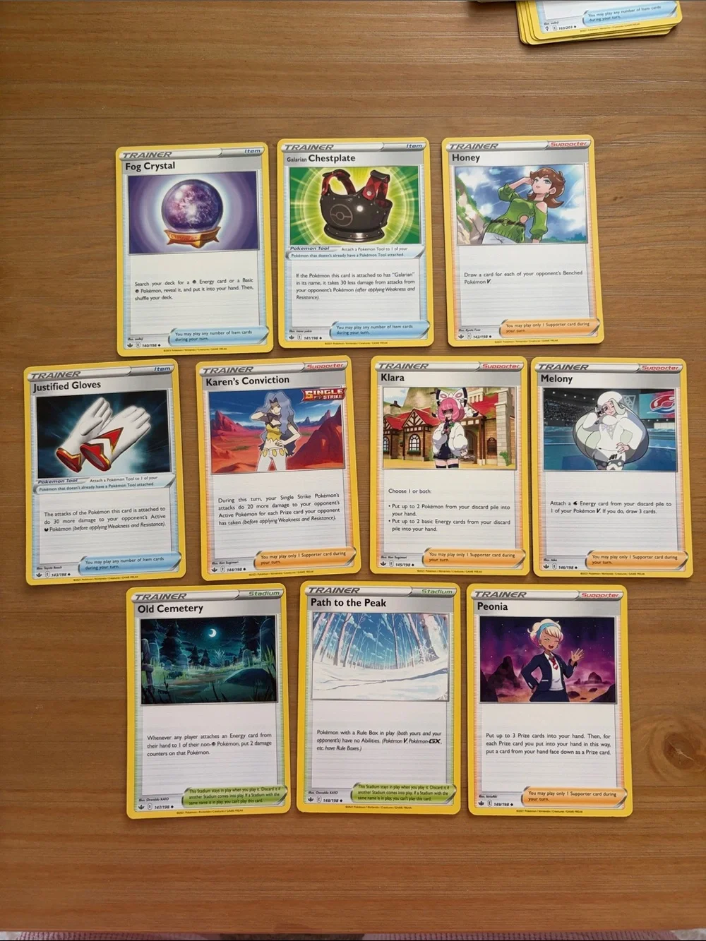 Chilling Reign Lot | 76 Unique Cards | Binder Starter Collection