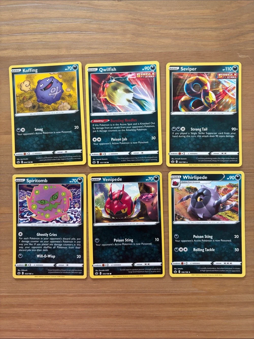Chilling Reign Lot | 76 Unique Cards | Binder Starter Collection