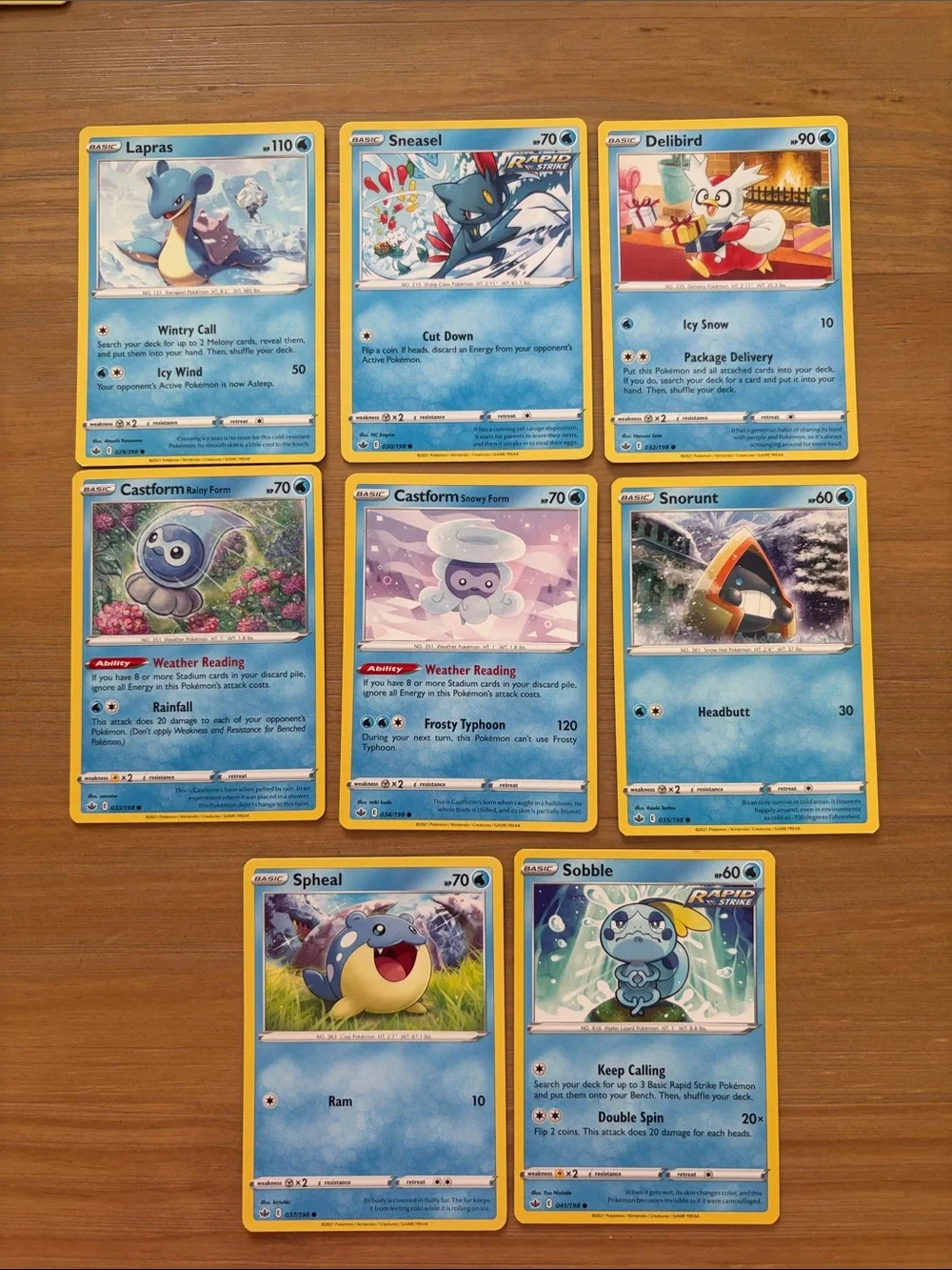 Chilling Reign Lot | 76 Unique Cards | Binder Starter Collection