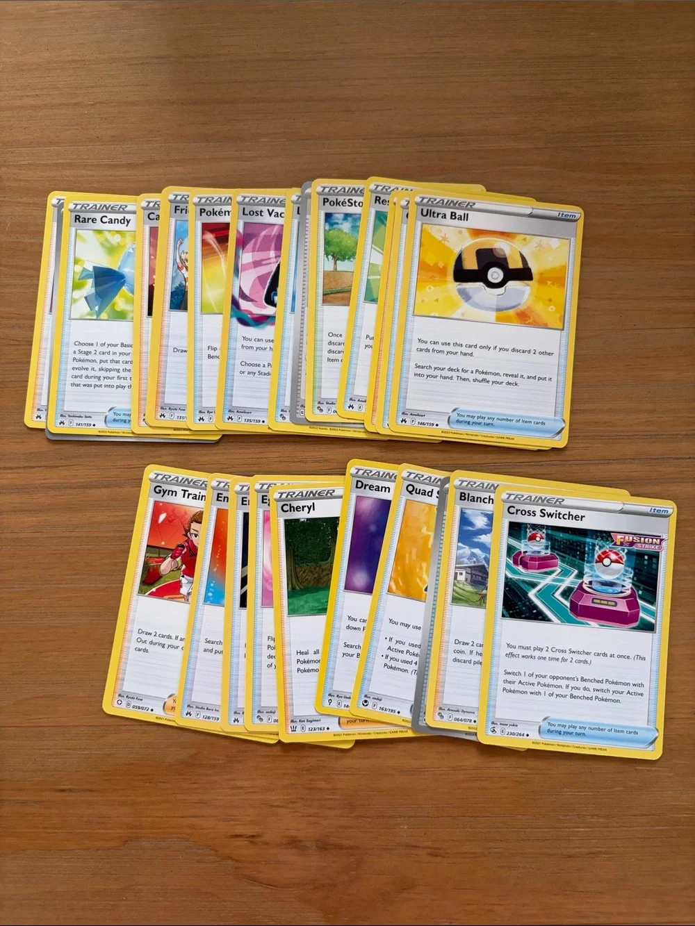 Mixed Pokémon TCG Trainer Lot 25 Unique Cards | ✨5/$25✨