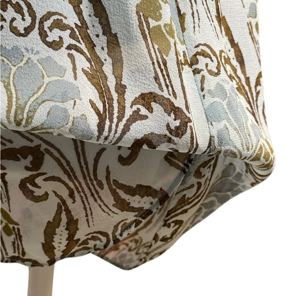 Tory Burch Robin egg blue silk blouse