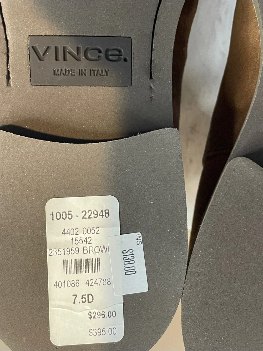 NEW Vince Men’s 7.5 Brown Suede Chelsea Boots Felix Classic