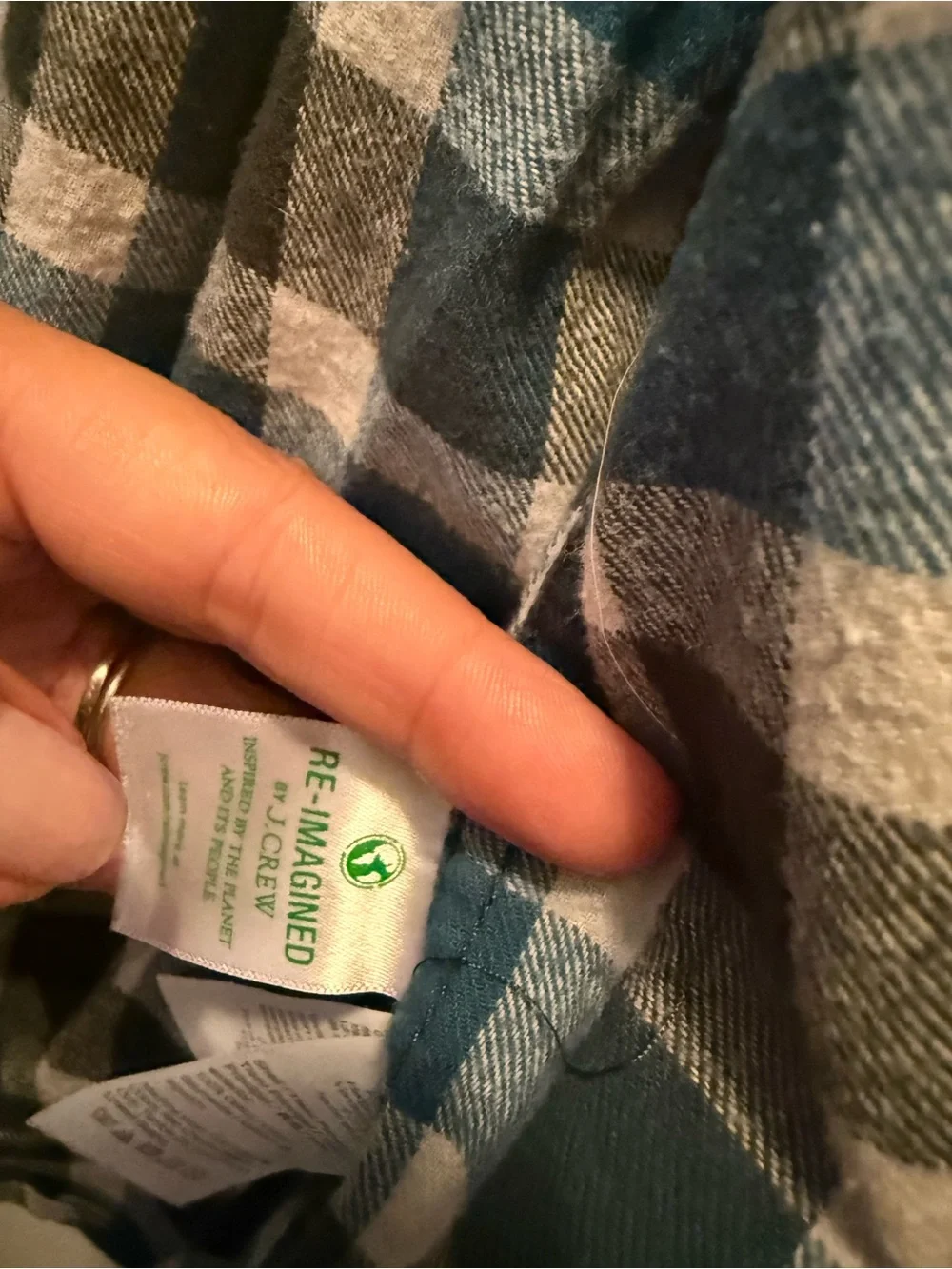 J. Crew crew flannel