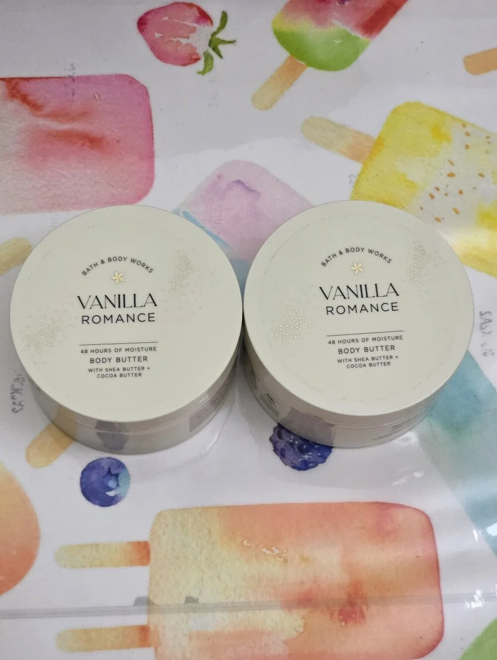 Bath & Body Works Vanilla Romance Body Butter Set of 2 NEW RARE