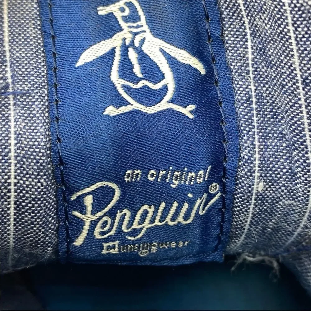 Original Penguin leather upper
