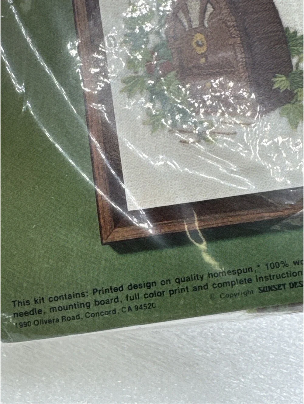 Sunset Designs Jiffy Stitchery Radio #391 & Gramophone #390 Embroidery Kits 1975