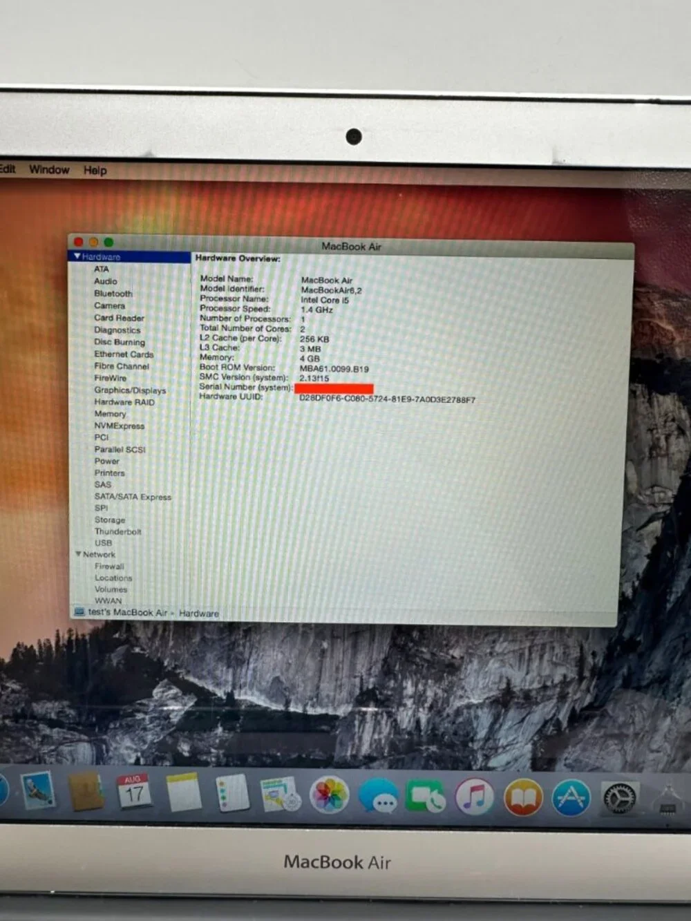 Apple macbook air