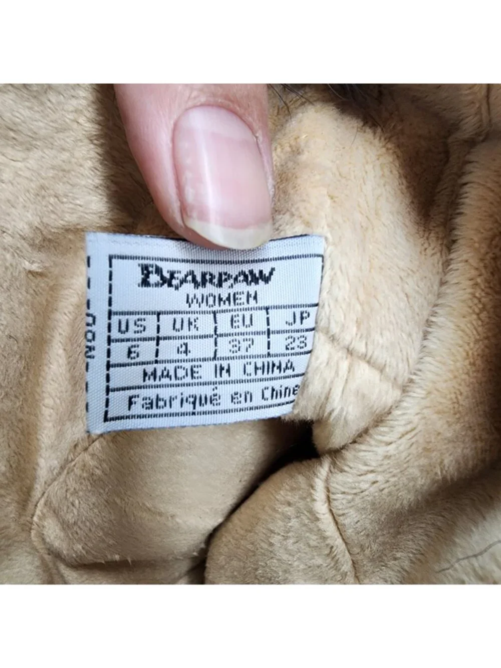 BearPaw size womens