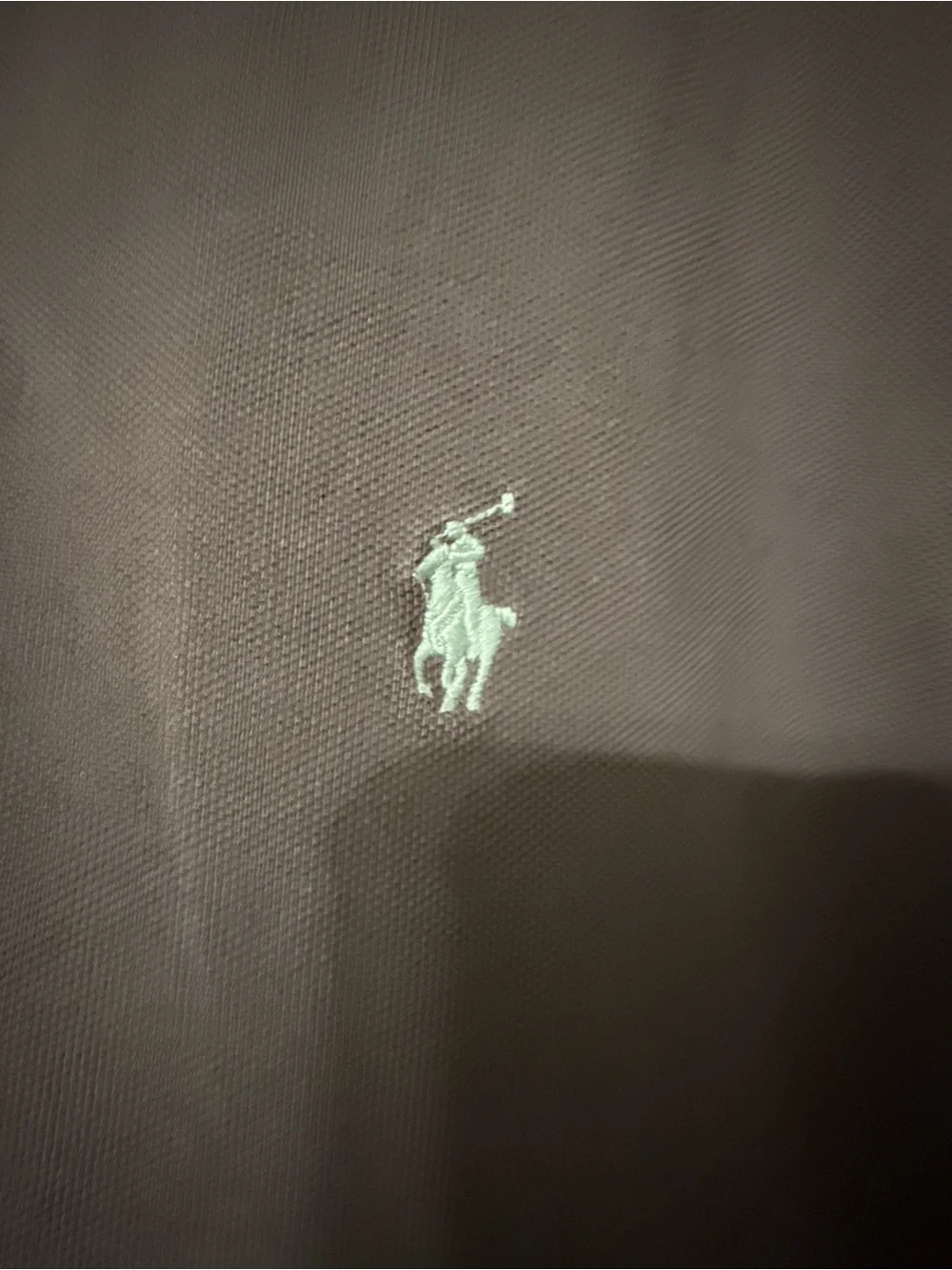 Ralph Lauren Men’s Slate Gray Polo with Mint Pony