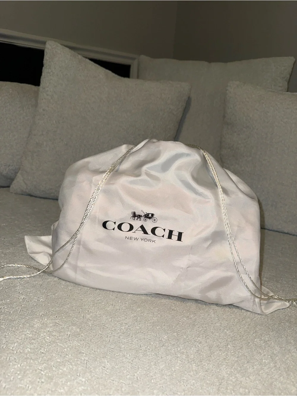 Coach Pink Leather Purse with detachable cross body strap