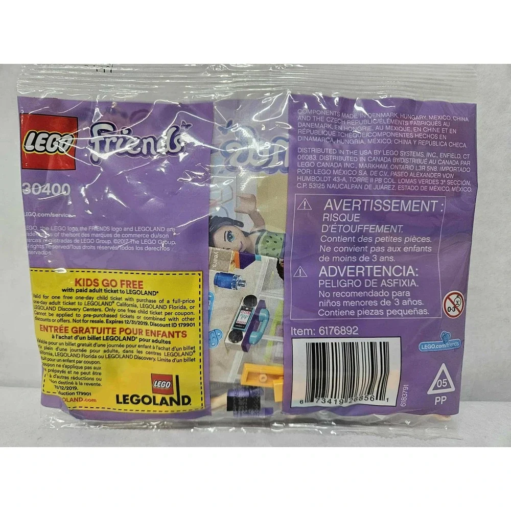 LEGO Friends Building Toy 30400 Mia's Gymnastics Cube 26 Pieces Stocking Stuffer