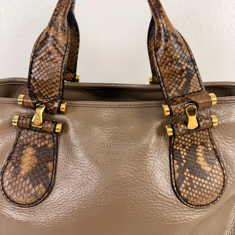 Gucci leather satchel