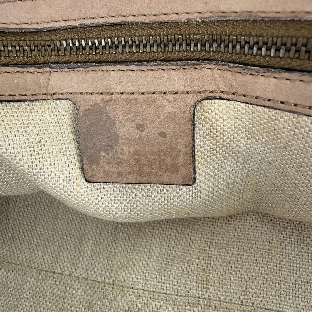 Gucci leather satchel
