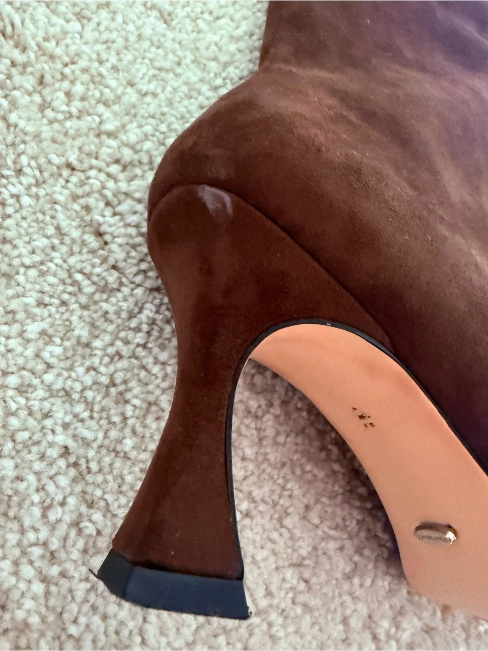 Tony Bianco Boots Fancy Over The Knee Stretch Suede in Chocolate Brown