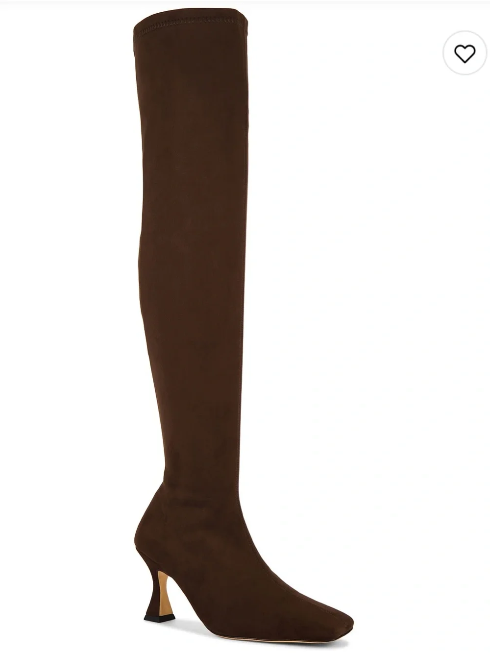 Tony Bianco Boots Fancy Over The Knee Stretch Suede in Chocolate Brown