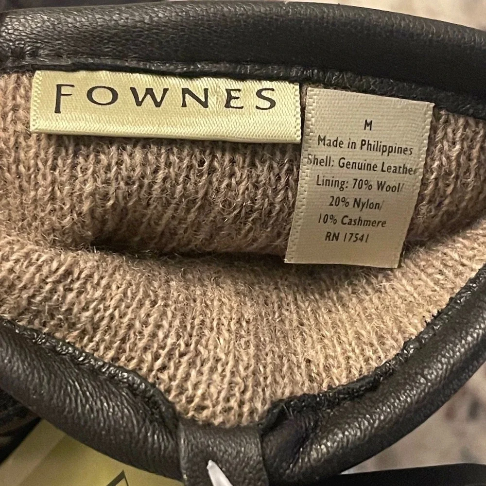 Fownes leather gloves